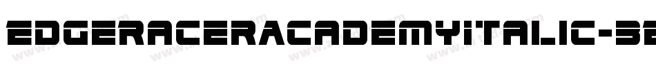 EdgeRacerAcademyItalic-3EYp字体转换