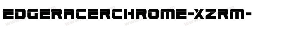 EdgeRacerChrome-xzrm字体转换
