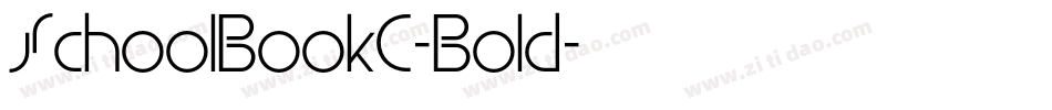 SchoolBookC-Bold字体转换