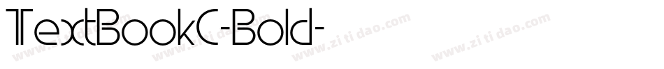 TextBookC-Bold字体转换