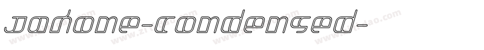 Jakone-Condensed字体转换