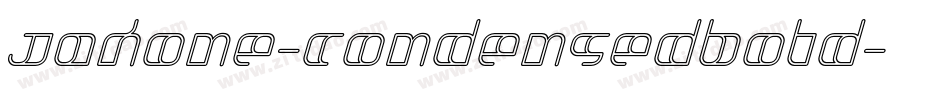 Jakone-CondensedBold字体转换