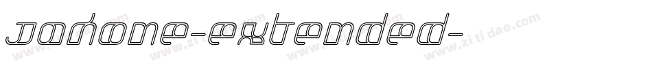 Jakone-Extended字体转换