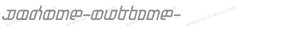 Jakone-Outline字体转换