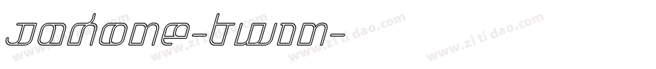Jakone-Twin字体转换