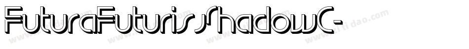 FuturaFuturisShadowC字体转换