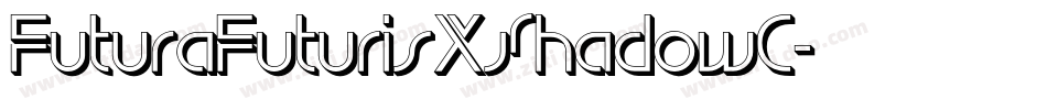 FuturaFuturisXShadowC字体转换