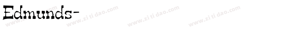 Edmunds字体转换