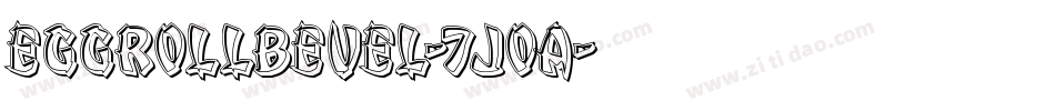 EggRollBevel-7JOA字体转换