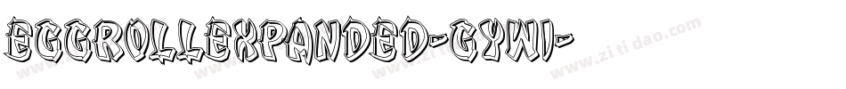 EggRollExpanded-gYw1字体转换