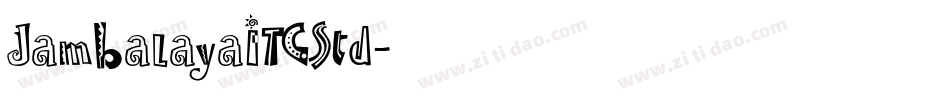 JambalayaITCStd字体转换