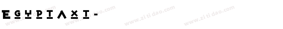 EgyptAxt字体转换