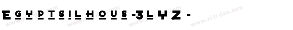 Egyptsilhous-3lYZ字体转换