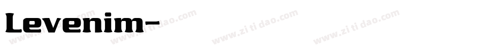Levenim字体转换