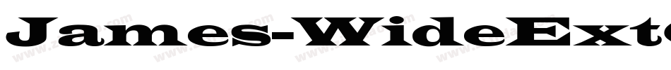 James-WideExtObl-Normal字体转换
