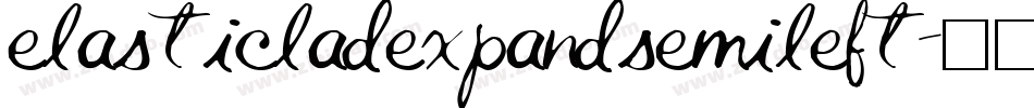 elasticladexpandsemileft字体转换