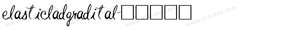elasticladgradital字体转换