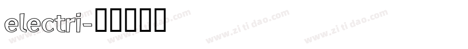 electri字体转换
