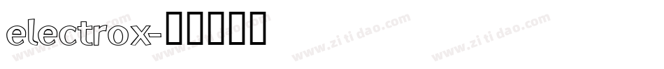 electrox字体转换