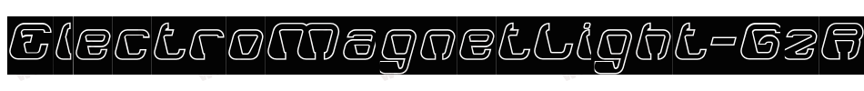 ElectroMagnetLight-GzRD字体转换