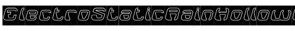 ElectroStaticRainHollowInve-LzXZ字体转换