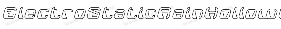 ElectroStaticRainHollowInve-LzXZ字体转换