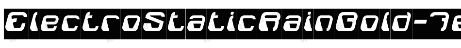 ElectroStaticRainBold-7eJP字体转换