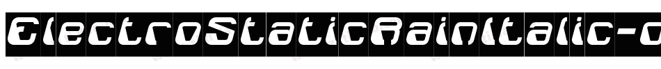 ElectroStaticRainItalic-dPRK字体转换