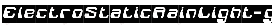 ElectroStaticRainLight-ggYR字体转换