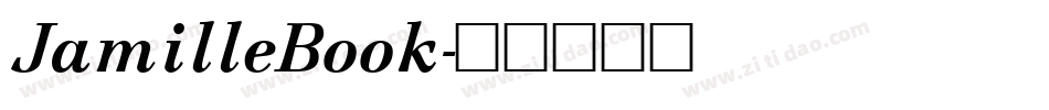 JamilleBook字体转换
