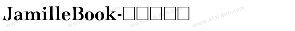 JamilleBook字体转换