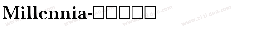 Millennia字体转换