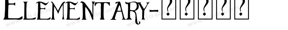 Elementary字体转换