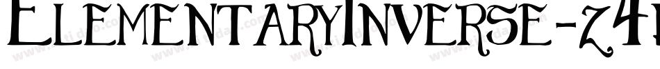 ElementaryInverse-z4dl字体转换