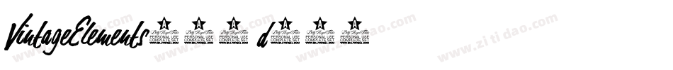 VintageElements010-d856字体转换