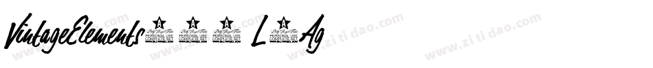 VintageElements012-L9Ag字体转换