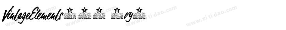VintageElements016-4vy9字体转换