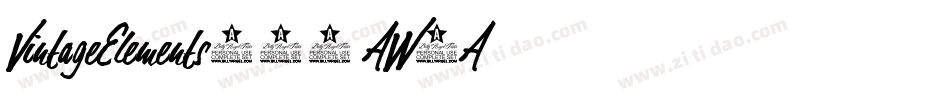 VintageElements024-AW4A字体转换
