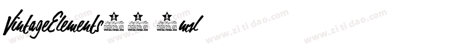 VintageElements04-7mrl字体转换