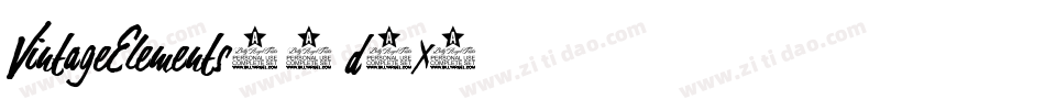 VintageElements06-d8x6字体转换