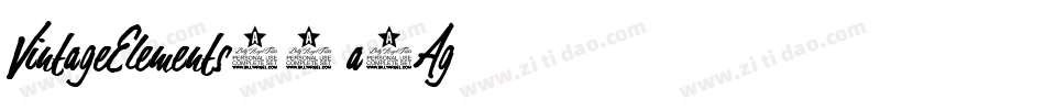 VintageElements16-a1Ag字体转换