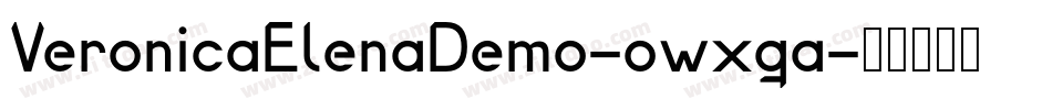 VeronicaElenaDemo-owxqa字体转换