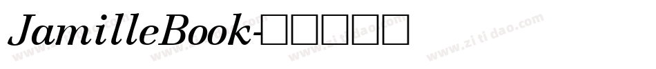 JamilleBook字体转换