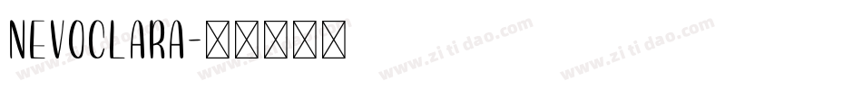 NEVOCLARA字体转换