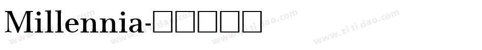 Millennia字体转换