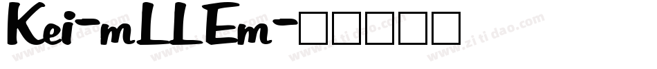 Kei-mLLEm字体转换