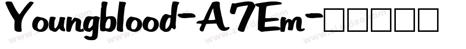 Youngblood-A7Em字体转换
