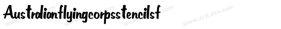 Australianflyingcorpsstencilsf-JOEm字体转换