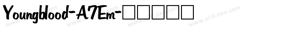 Youngblood-A7Em字体转换