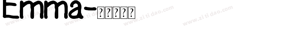 Emma字体转换